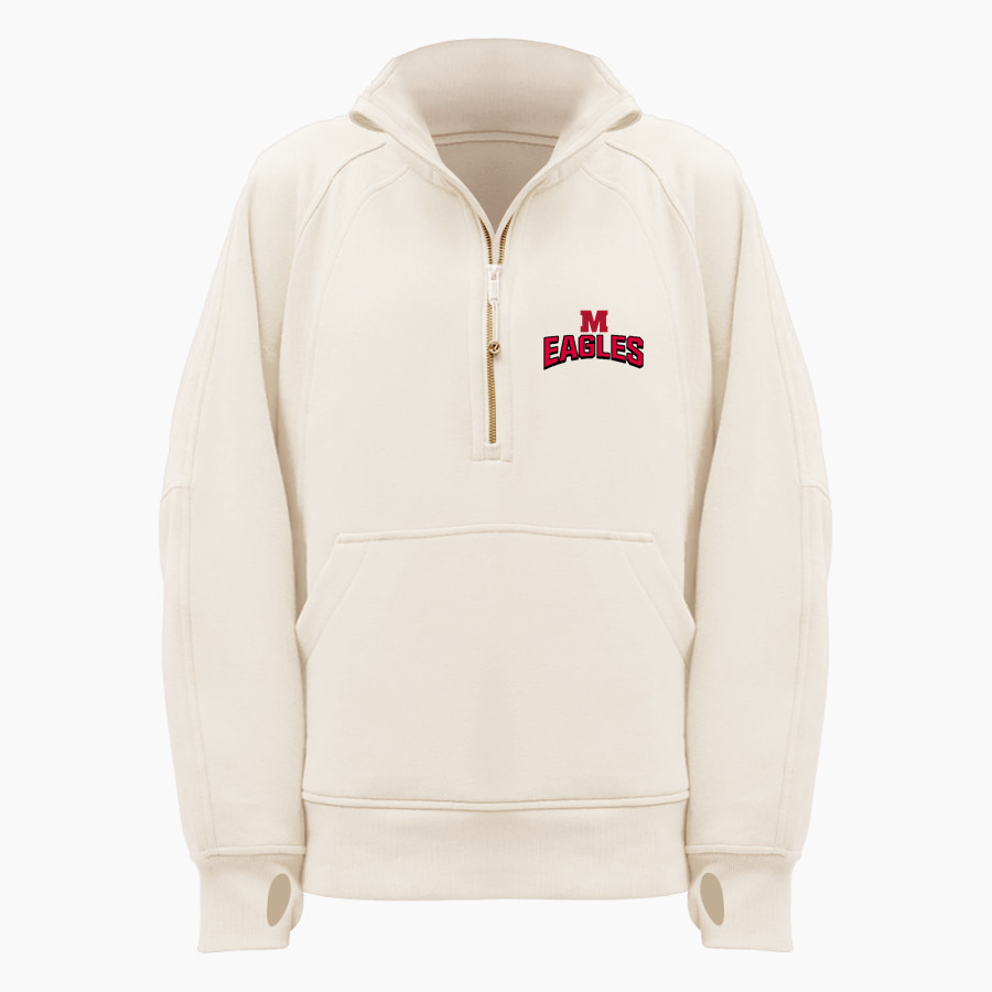 Milford Eagles <span class="pdp-name-mascot">Milford Eagles</span> lululemon Women's Scuba Oversized Funnel Neck Half Zip Long