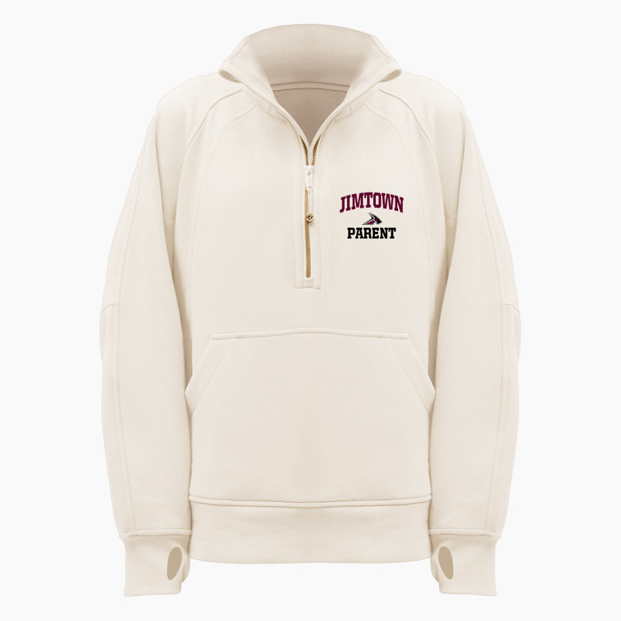 Jimtown Jimmies <span class="pdp-name-mascot">Jimtown Jimmies</span> lululemon Women's Scuba Oversized Funnel Neck Half Zip Long