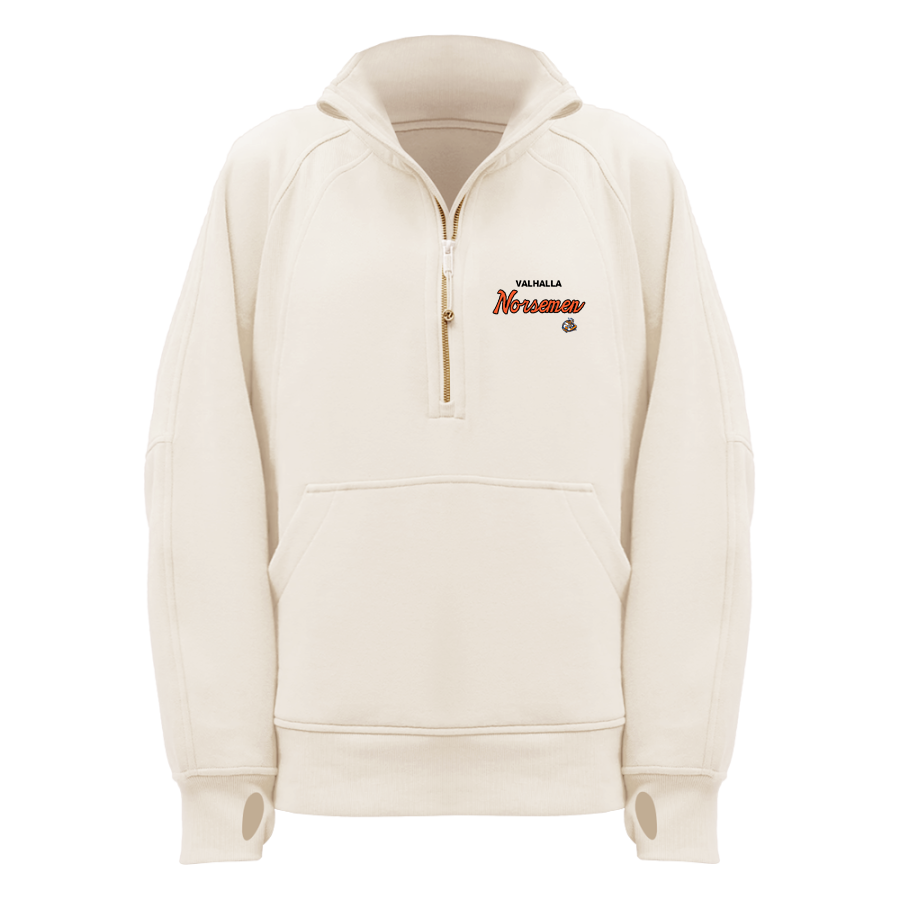 VALHALLA HIGH SCHOOL NORSEMEN <span class="pdp-name-mascot">VALHALLA NORSEMEN</span> lululemon Women's Scuba Oversized Funnel Neck Half Zip Long