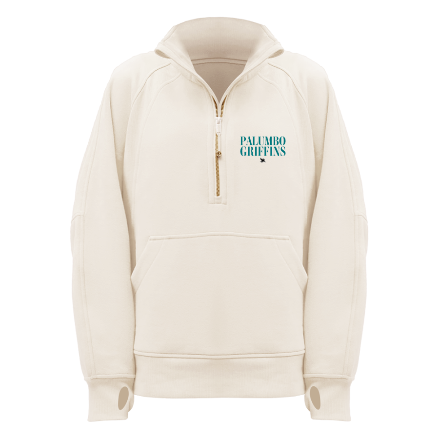 ACADEMY AT PALUMBO HIGH SCHOOL GRIFFINS <span class="pdp-name-mascot">PALUMBO GRIFFINS</span> lululemon Women's Scuba Oversized Funnel Neck Half Zip Long
