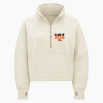 KINGSLEY HIGH SCHOOL STAGS <span class="pdp-name-mascot">KINGSLEY AREA STAGS</span> lululemon Women's Scuba Oversized Funnel Neck Half Zip - Crop Front Thumbnail