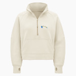 BAD AXE HIGH SCHOOL HATCHETS <span class="pdp-name-mascot">BAD AXE HATCHETS</span> lululemon Women's Scuba Oversized Funnel Neck Half Zip - Crop Front Thumbnail
