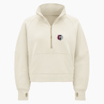 LAWRENCE CENTRAL HIGH SCHOOL BEARS <span class="pdp-name-mascot">LAWRENCE BEARS</span> lululemon Women's Scuba Oversized Funnel Neck Half Zip - Crop Front Thumbnail