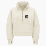 EVANT HIGH SCHOOL ELKS <span class="pdp-name-mascot">EVANT ELKS</span> lululemon Women's Scuba Oversized Funnel Neck Half Zip - Crop Front Thumbnail