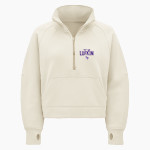 LUFKIN HIGH SCHOOL PANTHERS <span class="pdp-name-mascot">LUFKIN PANTHERS</span> lululemon Women's Scuba Oversized Funnel Neck Half Zip - Crop Front Thumbnail