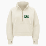 FORT ZUMWALT NORTH HIGH SCHOOL PANTHERS <span class="pdp-name-mascot">FORT ZUMWALT NORTH PANTHERS</span> lululemon Women's Scuba Oversized Funnel Neck Half Zip - Crop Front Thumbnail