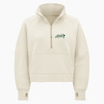 Wisconsin Heights High School Vanguards <span class="pdp-name-mascot">Wisconsin Heights High School</span> lululemon Women's Scuba Oversized Funnel Neck Half Zip - Crop Front Thumbnail