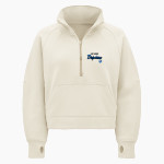 OCRACOKE SCHOOL DOLPHINS <span class="pdp-name-mascot">OCRACOKE DOLPHINS</span> lululemon Women's Scuba Oversized Funnel Neck Half Zip - Crop Front Thumbnail