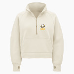 Canjo Cougars <span class="pdp-name-mascot">Canjo Cougars</span> lululemon Women's Scuba Oversized Funnel Neck Half Zip - Crop Front Thumbnail