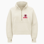 Chaffee Red Devils <span class="pdp-name-mascot">Chaffee Schools Red Devils</span> lululemon Women's Scuba Oversized Funnel Neck Half Zip - Crop Front Thumbnail