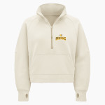 HILLSDALE HIGH SCHOOL FALCONS <span class="pdp-name-mascot">HILLSDALE FALCONS</span> lululemon Women's Scuba Oversized Funnel Neck Half Zip - Crop Front Thumbnail