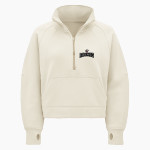 Boulder Rockies Online Store <span class="pdp-name-mascot">Boulder Rockies</span> lululemon Women's Scuba Oversized Funnel Neck Half Zip - Crop Front Thumbnail