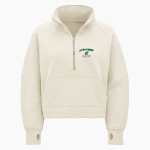 Calvary Christian Spartans <span class="pdp-name-mascot">Calvary Christian Spartans</span> lululemon Women's Scuba Oversized Funnel Neck Half Zip - Crop Front Thumbnail