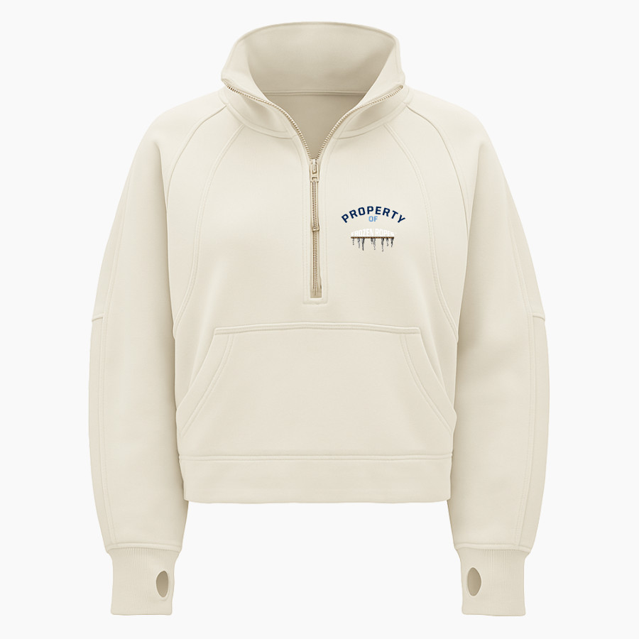Frozen Ropes Natick Frozen Ropes Natick <span class="pdp-name-mascot">Frozen Ropes</span> lululemon Women's Scuba Oversized Funnel Neck Half Zip - Crop