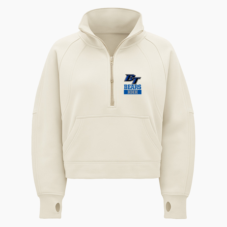 Bartram Trail Bears lululemon Women's Scuba Oversized Funnel Neck Half Zip - Crop