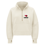 Annandale Cardinals <span class="pdp-name-mascot">Annandale Schools Cardinals</span> lululemon Women's Scuba Oversized Funnel Neck Half Zip - Crop Front Thumbnail