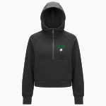 SAINT EDWARD HIGH SCHOOL GREEN WAVE <span class="pdp-name-mascot">SAINT EDWARD GREEN WAVE</span> lululemon Women's Scuba Oversized Half-Zip Hoodie Front Thumbnail