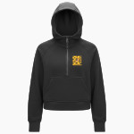 Jordan Jaguars The Official Store <span class="pdp-name-mascot">Jordan Jaguars</span> lululemon Women's Scuba Oversized Half-Zip Hoodie Front Thumbnail