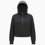 CLYDE HIGH SCHOOL FLIERS <span class="pdp-name-mascot">CLYDE FLIERS</span> lululemon Women's Scuba Oversized Half-Zip Hoodie Front Thumbnail