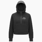 Warren Blue Devils <span class="pdp-name-mascot">Warren Blue Devils</span> lululemon Women's Scuba Oversized Half-Zip Hoodie Front Thumbnail