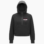 OWEN warhorses mountain tough...valley strong <span class="pdp-name-mascot">CHARLES D OWEN WARHORSES</span> lululemon Women's Scuba Oversized Half-Zip Hoodie Front Thumbnail