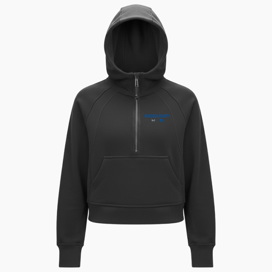 HANCOCK COUNTY HIGH SCHOOL INDIANS lululemon Women's Scuba Oversized Half-Zip Hoodie