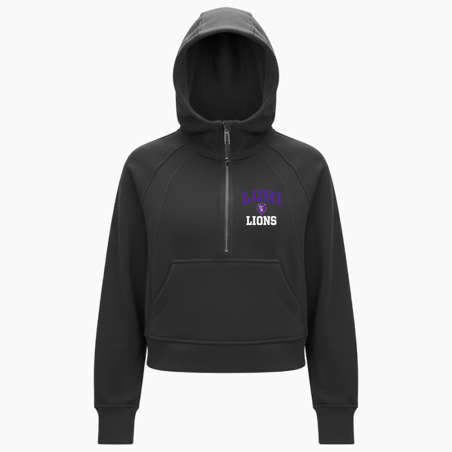LUHI Lions <span class="pdp-name-mascot">Lutheran Lions</span> lululemon Women's Scuba Oversized Half-Zip Hoodie