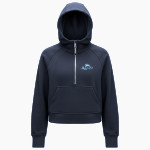 Gulf Shores Dolphins <span class="pdp-name-mascot">Gulf Shores Dolphins</span> lululemon Women's Scuba Oversized Half-Zip Hoodie Front Thumbnail