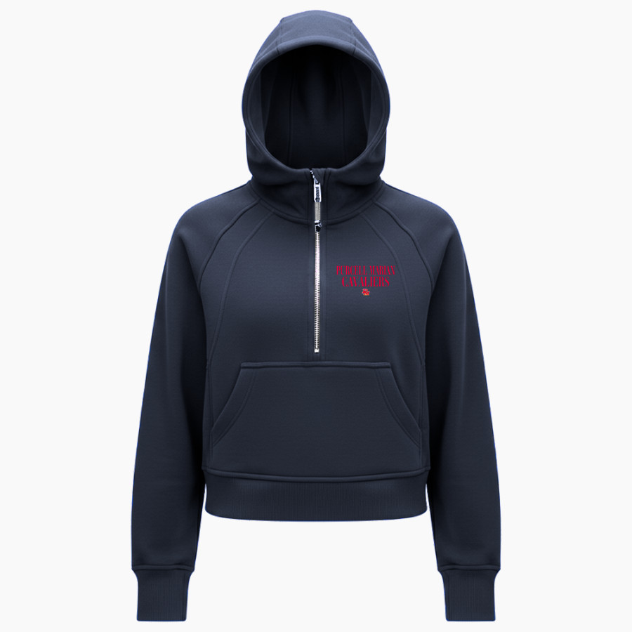 PURCELL MARIAN CAVALIERS official sideline store lululemon Women's Scuba Oversized Half-Zip Hoodie