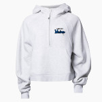 Boone Grove Wolves <span class="pdp-name-mascot">Boone Grove Wolves</span> lululemon Women's Scuba Oversized Half-Zip Hoodie Front Thumbnail