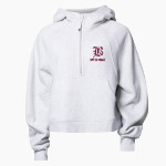 BELLOWS FREE ACADEMY BULLETS <span class="pdp-name-mascot">BELLOWS FREE ACADEMY BULLETS</span> lululemon Women's Scuba Oversized Half-Zip Hoodie Front Thumbnail
