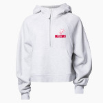 LINDHURST HIGH SCHOOL BLAZERS <span class="pdp-name-mascot">LINDHURST BLAZERS</span> lululemon Women's Scuba Oversized Half-Zip Hoodie Front Thumbnail