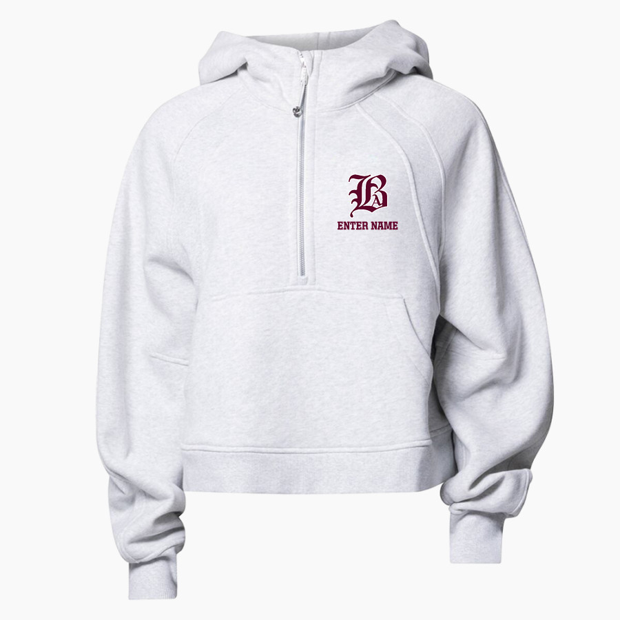 BELLOWS FREE ACADEMY BULLETS <span class="pdp-name-mascot">BELLOWS FREE ACADEMY BULLETS</span> lululemon Women's Scuba Oversized Half-Zip Hoodie