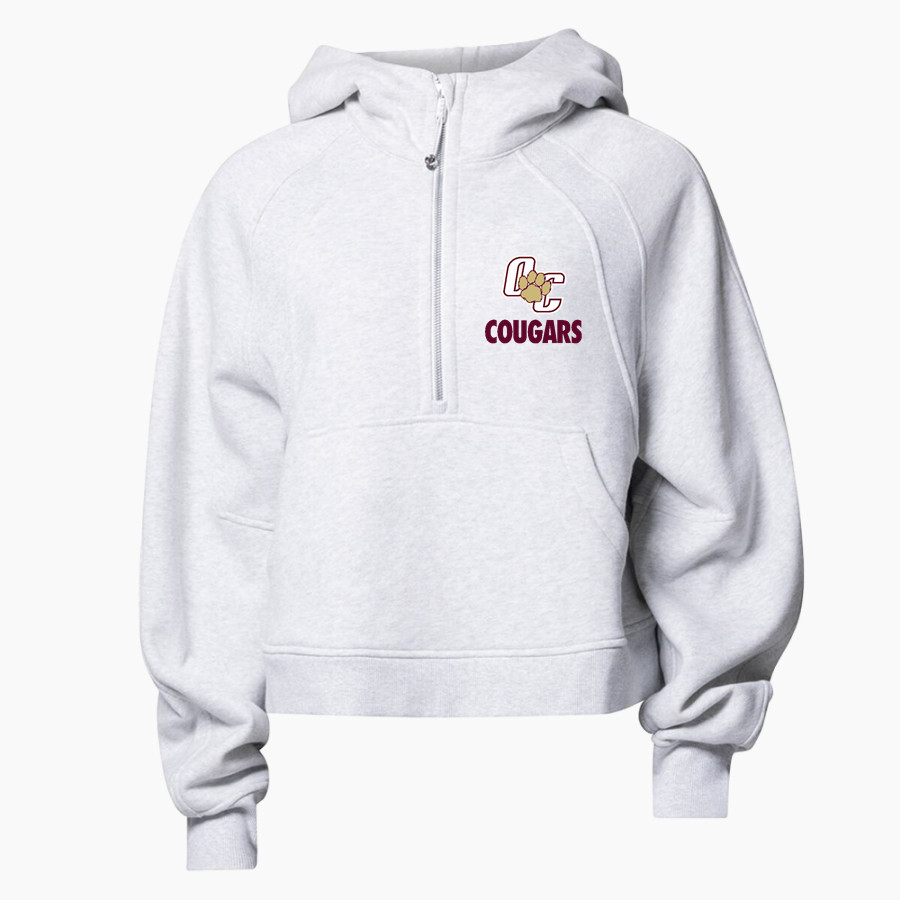 OLD COLONY REF VO TECH HIGH Cougars lululemon Women's Scuba Oversized Half-Zip Hoodie