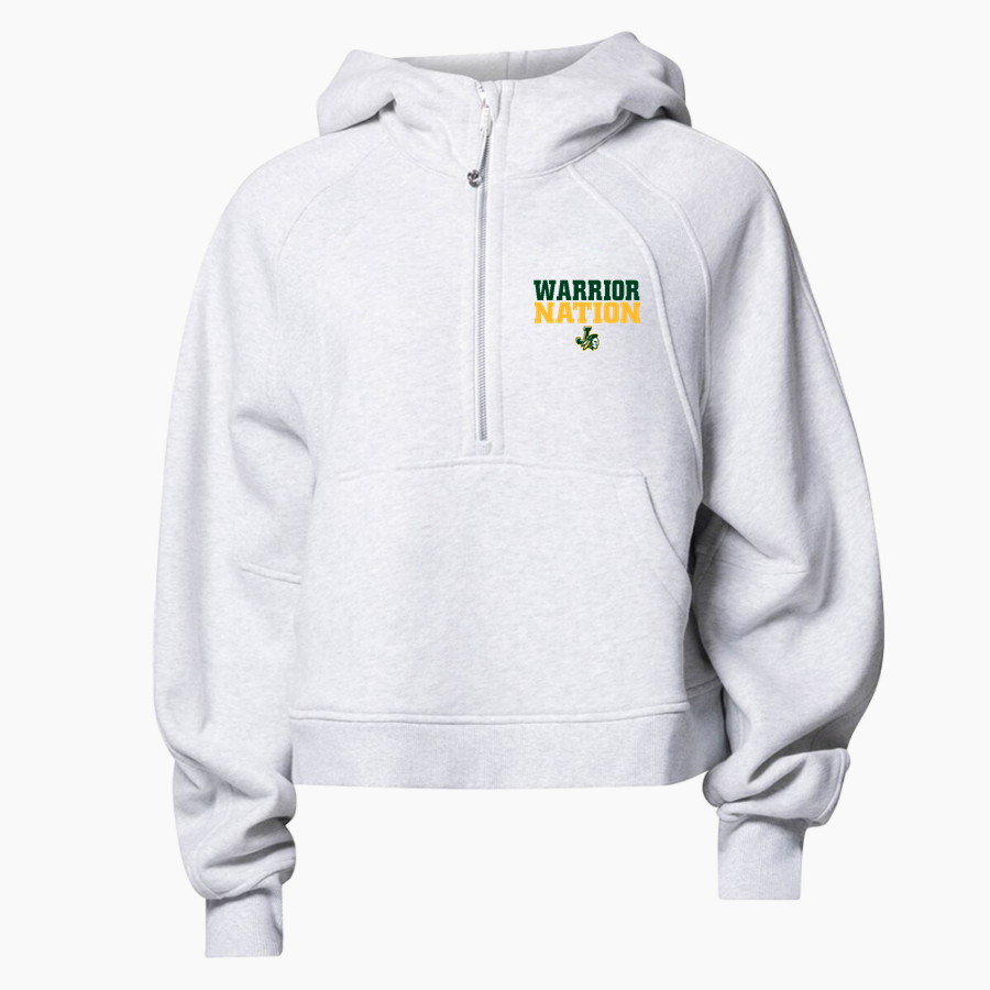 JUPITER HIGH SCHOOL WARRIORS <span class="pdp-name-mascot">JUPITER WARRIORS</span> lululemon Women's Scuba Oversized Half-Zip Hoodie