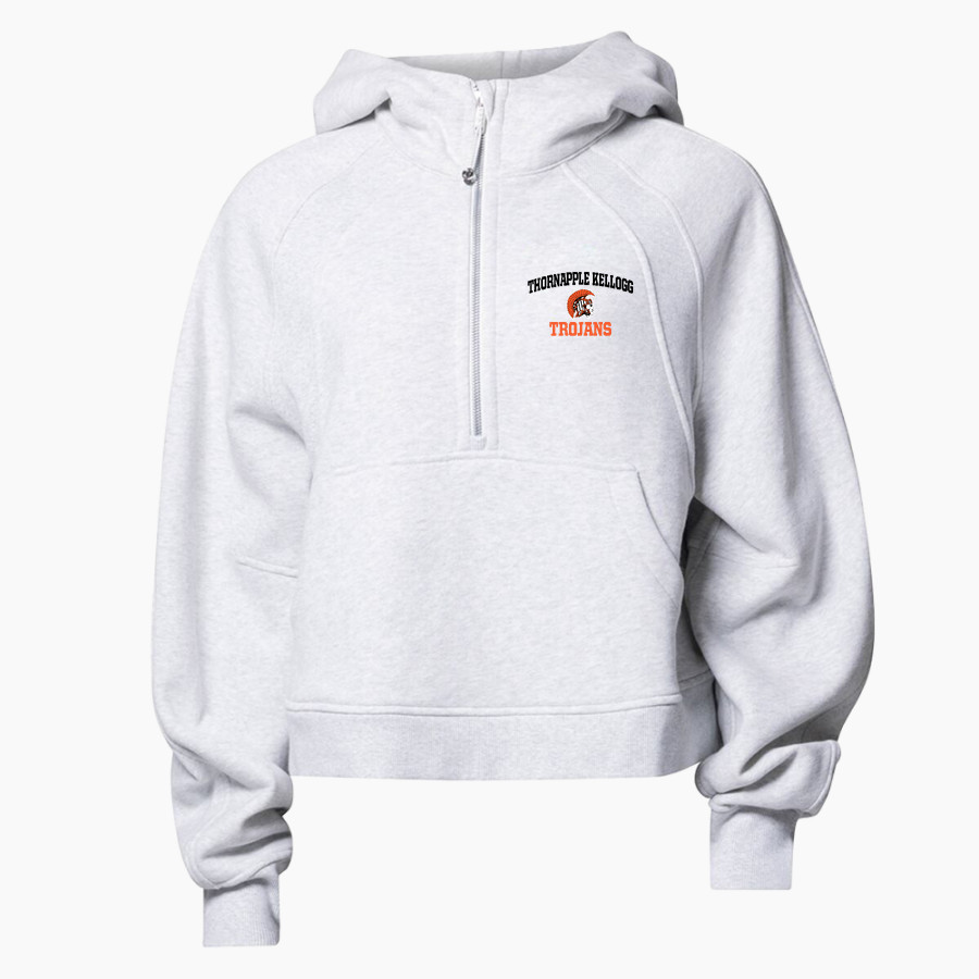 THORNAPPLE KELLOGG HIGH SCHOOL TROJANS lululemon Women's Scuba Oversized Half-Zip Hoodie