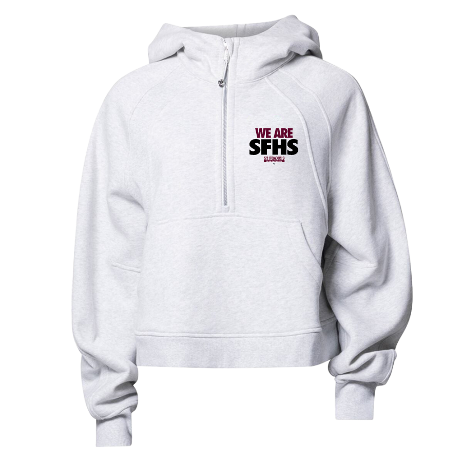 SFHS Sharks <span class="pdp-name-mascot">St. Francis Sharks</span> lululemon Women's Scuba Oversized Half-Zip Hoodie