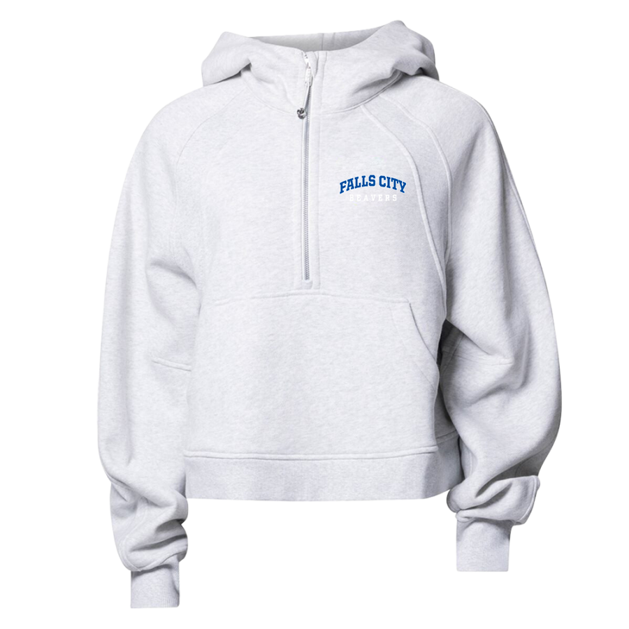 FALLS CITY HIGH SCHOOL BEAVERS <span class="pdp-name-mascot">FALLS CITY BEAVERS</span> lululemon Women's Scuba Oversized Half-Zip Hoodie