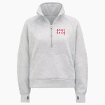 Pulaski Red Raiders <span class="pdp-name-mascot">Pulaski Red Reaiders</span> lululemon Women's Scuba Oversized Funnel Neck Half Zip Long Front Thumbnail