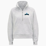 Brighton Park Panthers <span class="pdp-name-mascot">Brighton Park Panthers</span> lululemon Women's Scuba Oversized Funnel Neck Half Zip Long Front Thumbnail
