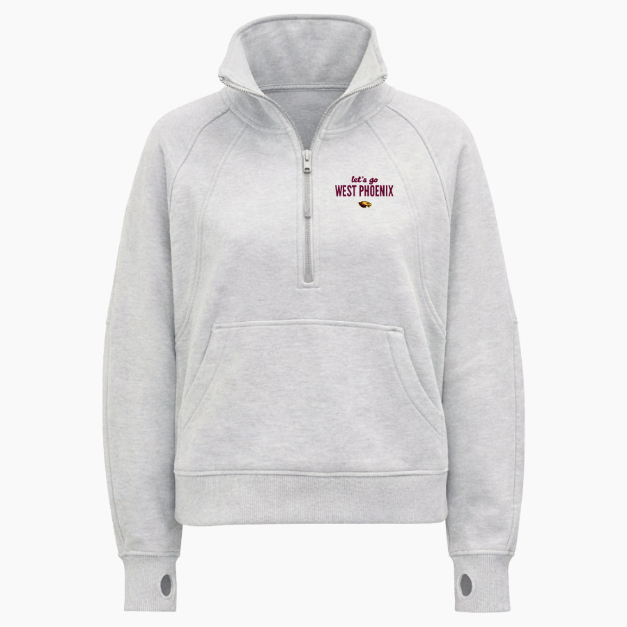 WEST PHOENIX HIGH SCHOOL EAGLES <span class="pdp-name-mascot">WEST PHOENIX EAGLES</span> lululemon Women's Scuba Oversized Funnel Neck Half Zip Long