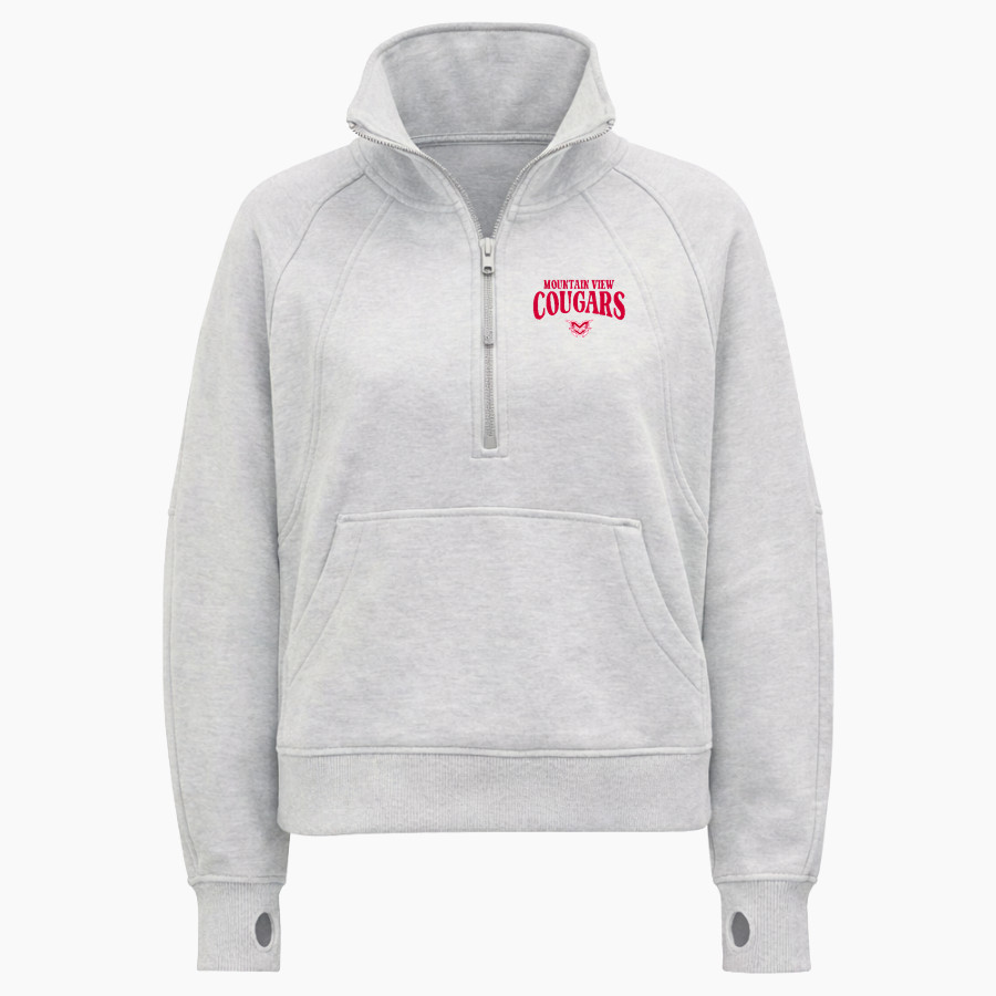 Mountain View Cougars <span class="pdp-name-mascot">Mountain View Cougars</span> lululemon Women's Scuba Oversized Funnel Neck Half Zip Long