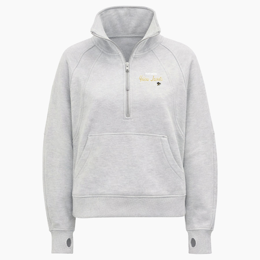 PERRYSBURG HIGH SCHOOL YELLOW JACKETS <span class="pdp-name-mascot">PERRYSBURG YELLOW JACKETS</span> lululemon Women's Scuba Oversized Funnel Neck Half Zip Long
