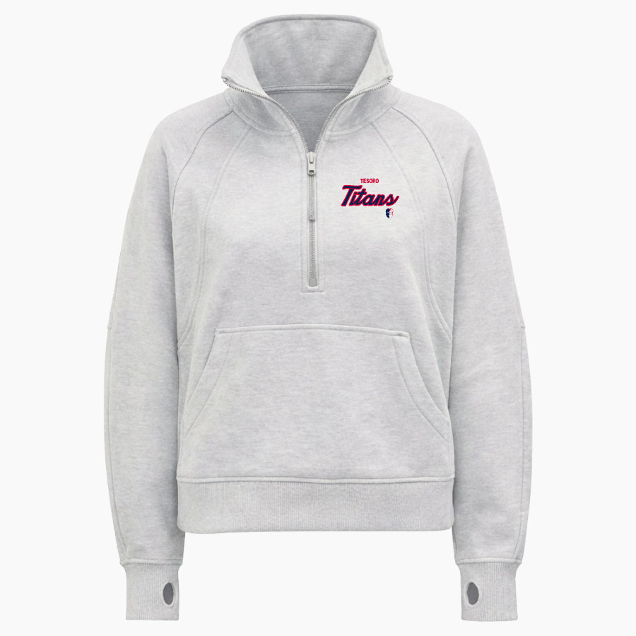 Tesoro Titans <span class="pdp-name-mascot">Tesoro Titans</span> lululemon Women's Scuba Oversized Funnel Neck Half Zip Long