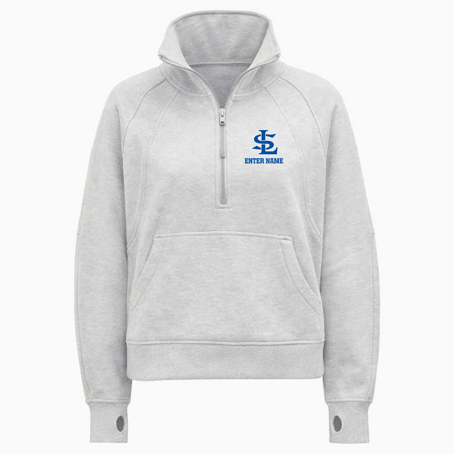 Landsharks Travel Baseball & Softball <span class="pdp-name-mascot">Landsharks Baseball</span> lululemon Women's Scuba Oversized Funnel Neck Half Zip Long