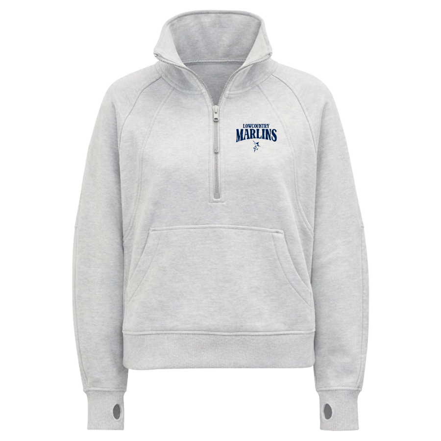 Lowcountry Marlins <span class="pdp-name-mascot">lowcountry Marlins</span> lululemon Women's Scuba Oversized Funnel Neck Half Zip Long