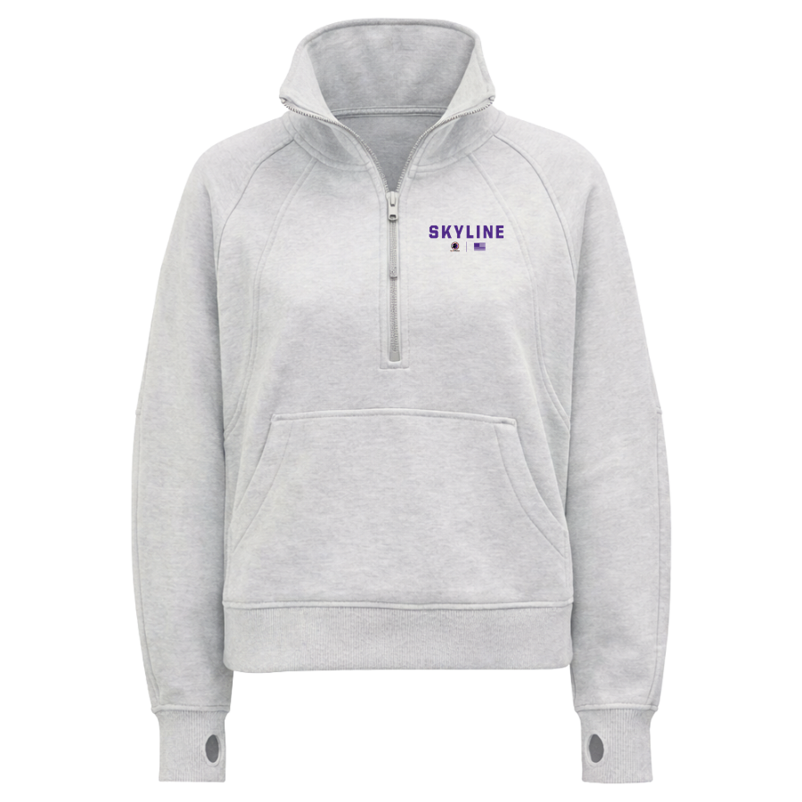 Skyline Gila River Mustangs <span class="pdp-name-mascot">Skyline Mustangs</span> lululemon Women's Scuba Oversized Funnel Neck Half Zip Long