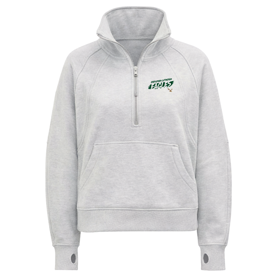 Evergreen Lutheran Eagles <span class="pdp-name-mascot">Evergreen Lutheran Eagles</span> lululemon Women's Scuba Oversized Funnel Neck Half Zip Long