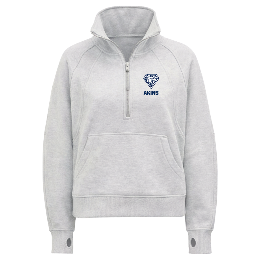 Akins Eagles <span class="pdp-name-mascot">Akins Eagles</span> lululemon Women's Scuba Oversized Funnel Neck Half Zip Long
