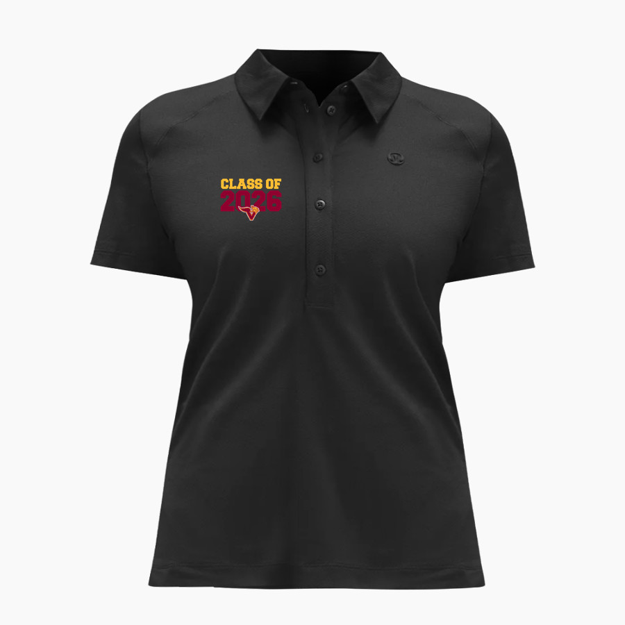 VOORHEES VIKINGS official sideline store lululemon Women's Quick Dry Short Sleeve Polo